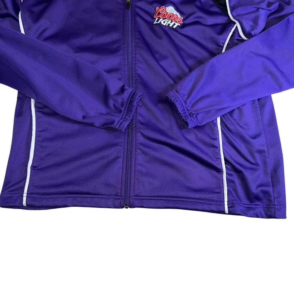 Coors Light Colorado Rockies Full Zip Sportswear Jacket Women's Size XL - Picture 2 of 10